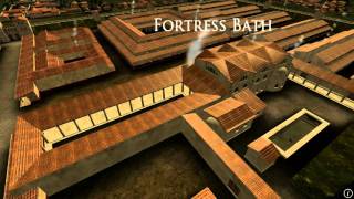 Animation of ancient Roman Fort in Caerleon Wales [upl. by Ajet886]