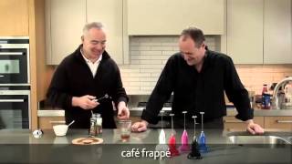 How to make a frappé coffee using an aerolatte milk frother [upl. by Aleicarg]