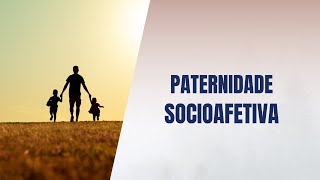 Paternidade socioafetiva [upl. by Mcfarland]