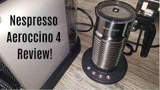 Nespresso Aeroccino 4 Milk Frother Review  Worth upgrading from the Aeroccino 3 [upl. by Leirad300]