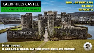 Caerphilly Castle  The Largest in Wales 2nd in Britain [upl. by Aisekal]