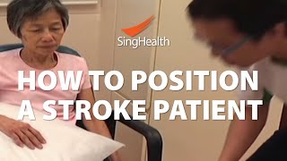 How To Position A Stroke Patient [upl. by Miharba]