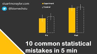 Ten Statistical Mistakes in 5 Min [upl. by Aw]