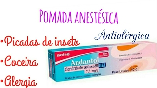 Resenha PomadaAndantol Gel [upl. by Bernat190]