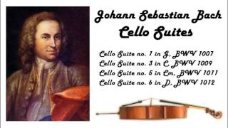 Johann Sebastian Bach  Cello suites in 432 Hz great for reading or studying [upl. by Libna]