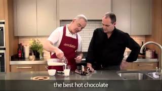 How to make a hot chocolate using an aerolatte milk frother [upl. by Eatnod]