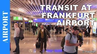 TRANSIT WALK AT FRANKFURT Airport FRA Terminal 1  Connection Flight Transfer Arriving amp Departing [upl. by Namlak]